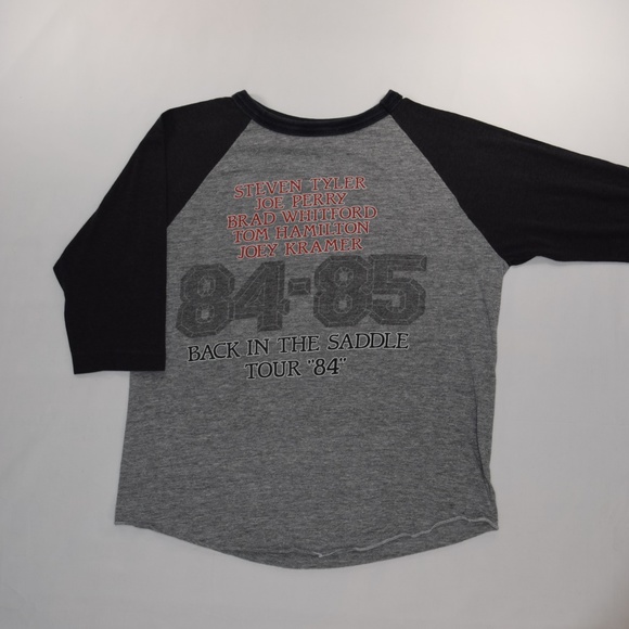 Vintage Super Rare Aerosmith 1984-85 Tour Shirt - Picture 5 of 8